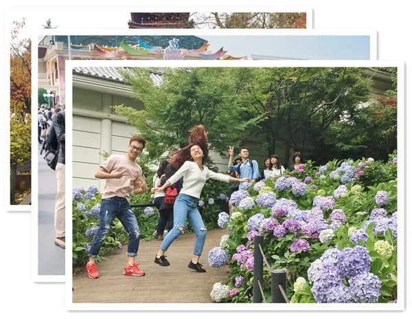 School website photograph · 朝日国際学院
