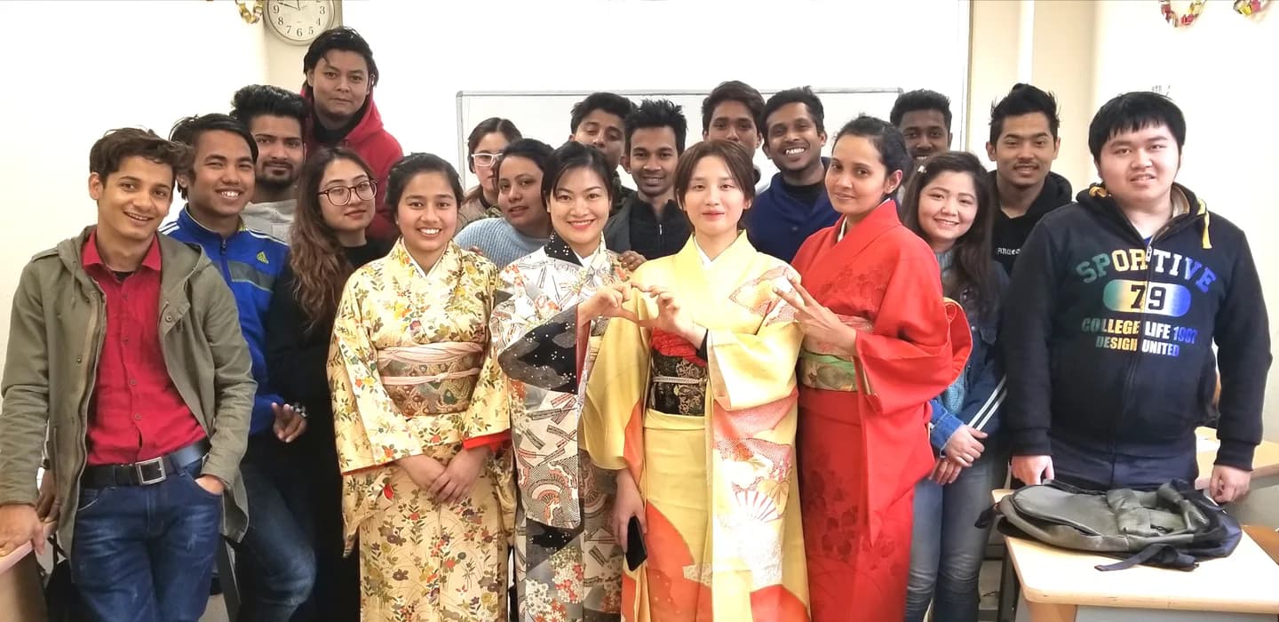 School website photograph · 杏林国際語学院