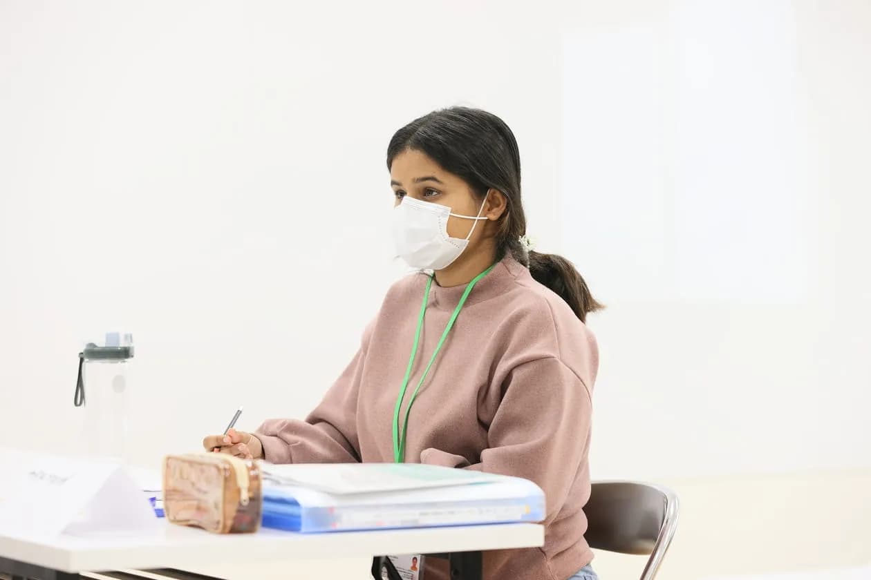 School website photograph · つむぎ日本語学院