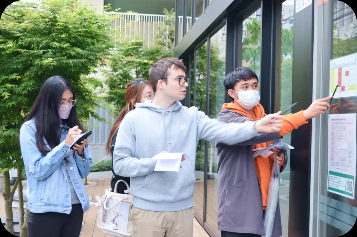 School website photograph · TOSHIN LANGUAGE SCHOOL