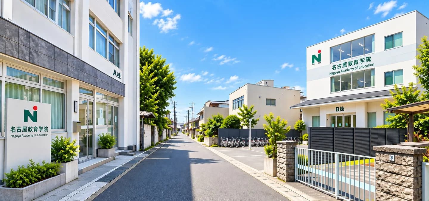 School website photograph · NAGOYA ACADEMY OF EDUCATION