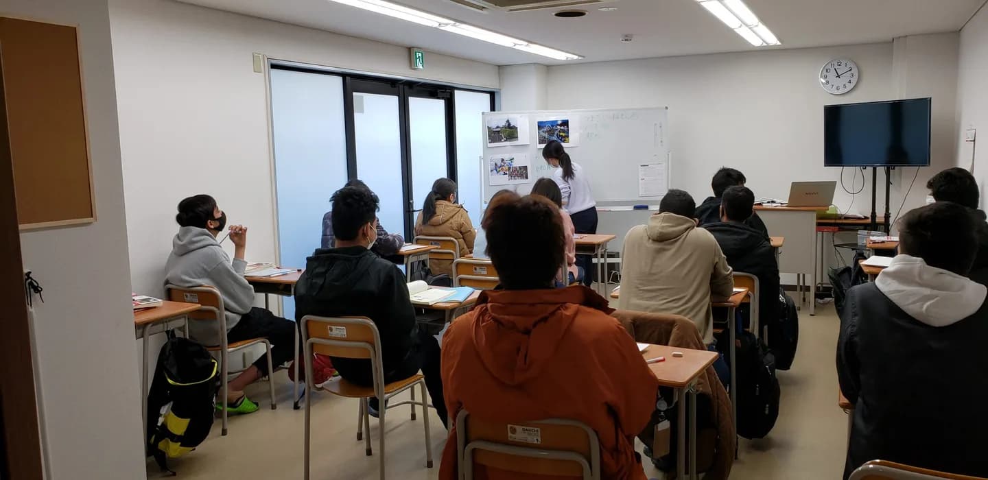 School website photograph · KAKEGAWA JAPANESE LANGUAGE SCHOOL
