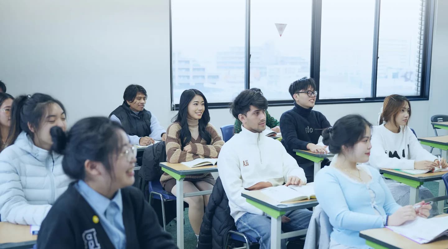 School website photograph · WASEDA EDU JAPANESE LANGUAGE SCHOOL OJI SCHOOL