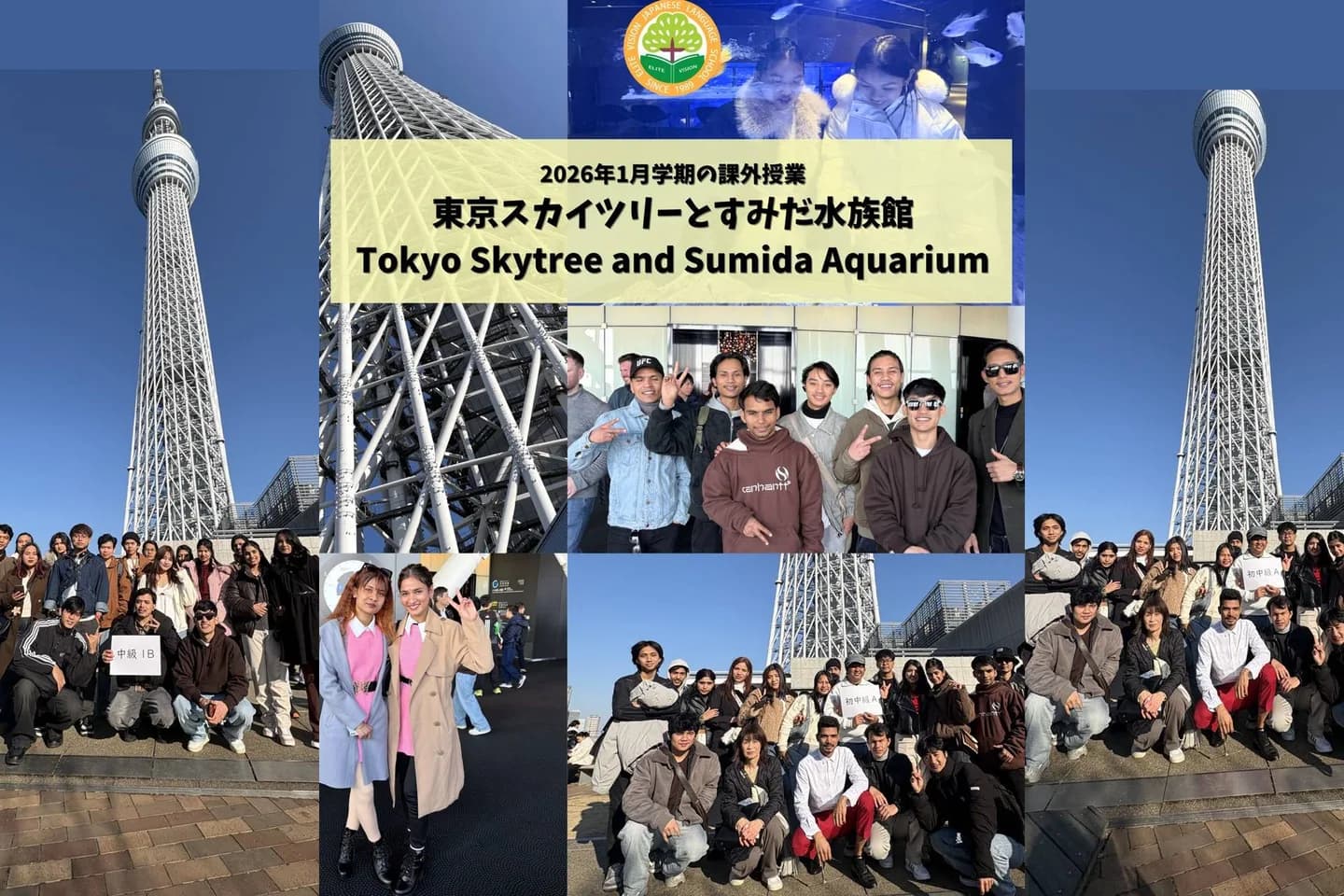 School website photograph · ELITE VISION JAPANESE LANGUAGE SCHOOL