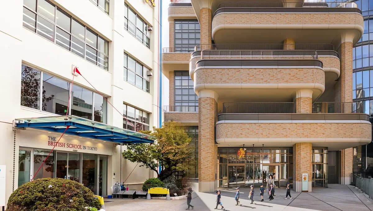 Composite showing British School in Tokyo campuses