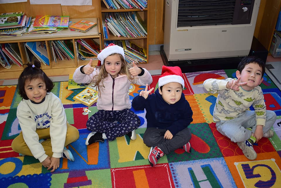Kindergarten classroom at Tohoku International School