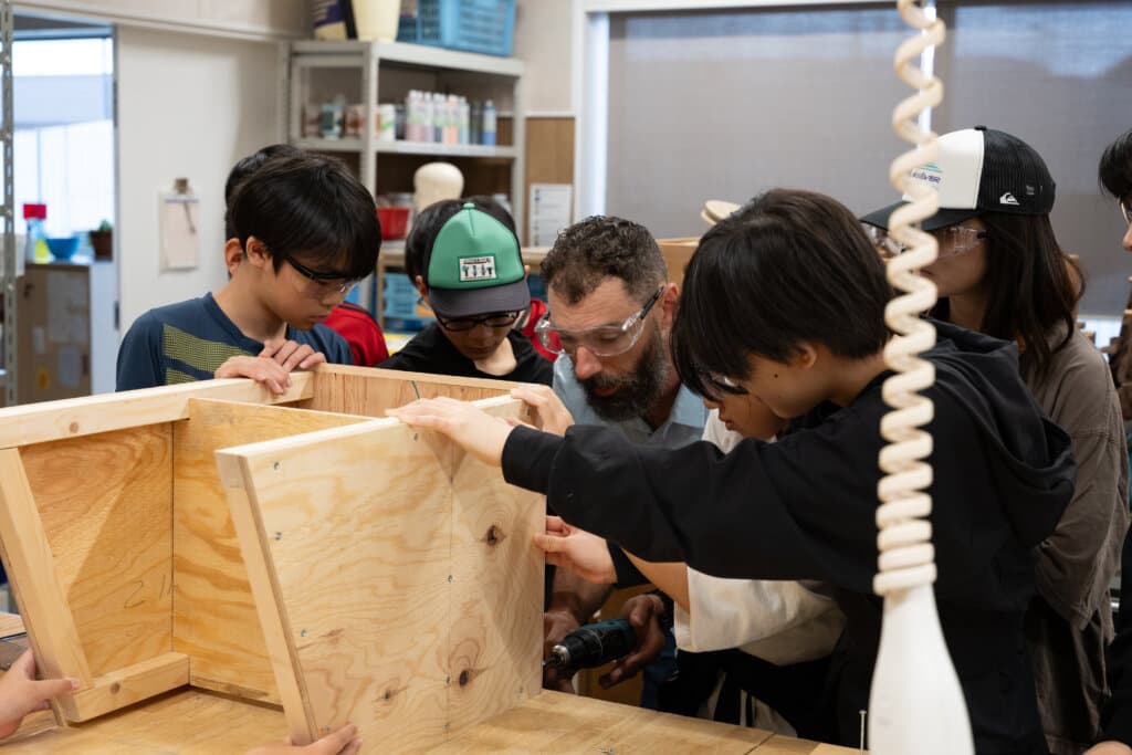 Workshop learning at Yokohama International School